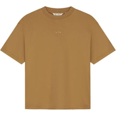 Boxy t-shirt voor dames Olaf Hussein Rétro Logo