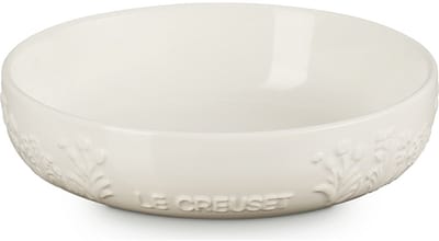 Le Creuset Diep Bord 18cm Jardin Collectie Meringue