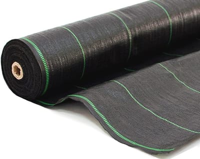 Anti-onkruiddoek 1,6 x 20 m - Waterdoorlatend en scheurvast voor effectieve onkruidbestrijding