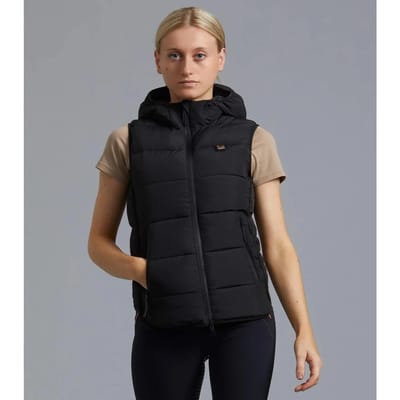 Donsvest zonder mouwen met capuchon dames Premier Equine Pavoni