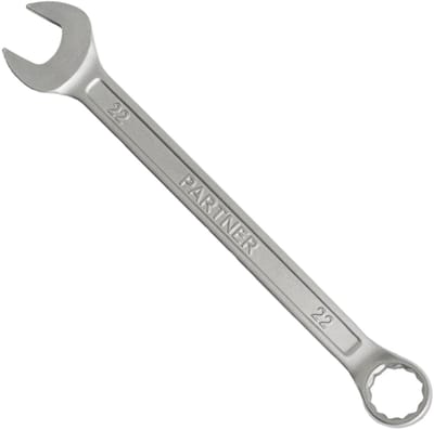 Partner Ringsteeksleutel – 22 mm – Cr-V Staal – DIN 3113