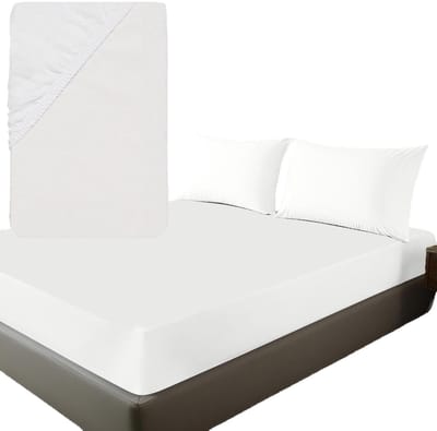 Cosensi - Dailygoods - Hoeslaken 200 x 200 cm voor Dikke Matrassen tot 30 cm van Microvezel