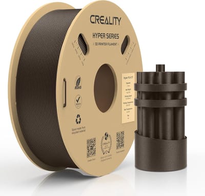 Creality Hyper PLA-CF Filament - Oker - Ochre PLA van koolstofvezel met hoge snelheid - filament 3d printer - Matte premium uitstraling - Extreem hoge stijfheid en lichtgewicht - Hoge slijtvastheid - 1,75 mm - 1 kg - 3D Printer Filament