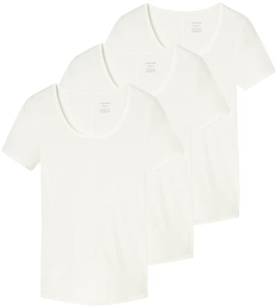 Schiesser Dames onder t-shirts 3 pack Personal Fit