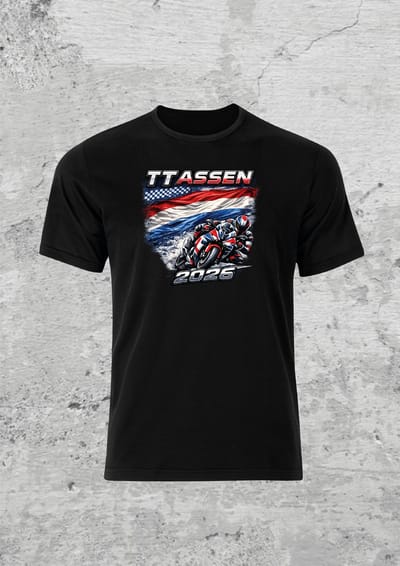 TT Assen 2026 nederlandse vlag t shirt maat S - dutch TT - motorsport - vaderdag