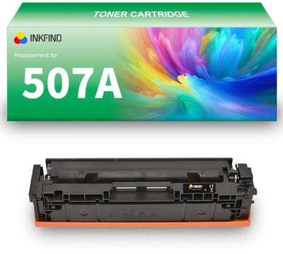 INKFIND 507A (CE400A) Zwart tonercartridge compatibel met HP 507A (CE400A) Zwart - 1-pack Black