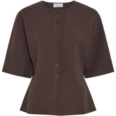 MSCH Copenhagen Mschmirielle East 2/4 Cardigan Truien & vesten Dames - Sweater - Hoodie - Vest- Bruin - Maat S/M