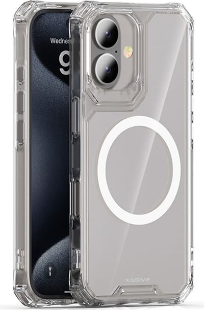 Multimedia & Accessoires TPU Back Cover Case Hoesje Met MagSafe geschikt voor Apple iPhone 16 – Transparant – Zachte Plastic - Siliconen – Harde Plastic – Soft Case – Flexibel