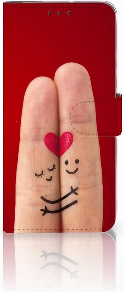 Motorola Moto G7 Power Wallet Case met Pasjes Liefde - Origineel Romantisch Cadeau