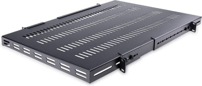 StarTech.com 1U Verstelbare Geventileerde Plank Rackmontage Robuuste Vaste Plank Serverrack Serverkast 113kg