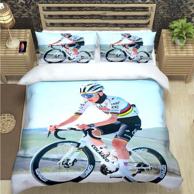 Mode Mountainbike Ttadej Pogacar Print Beddengoed Sets Beddengoed Set Dekbedovertrek Beddekbed Set Beddengoed Set Luxe Cadeau EU Single(135*200cm)3pcs