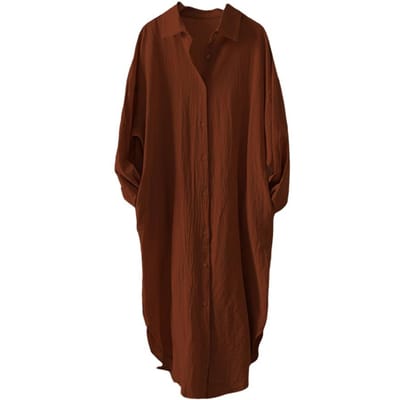 Chemise Femme Revers Manches Trois-quarts Longueur Moyenne Chemisiers Boutonnage Simple Couleur Unie Coupe Ample Tenue Décontractée Chemise B Usage Pratique S black