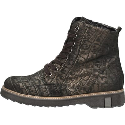Waldlaufer Kitomi Veterschoenen Hoog - donkerbruin - Maat 4