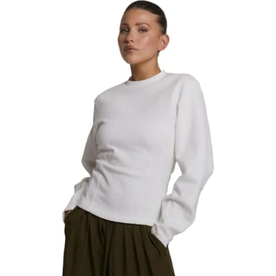 Refined Department T-shirt Yumi Top R2608805151 002 Off White Dames Maat - XS