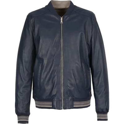 Leren Bomber met Rits Oakwood Tyler