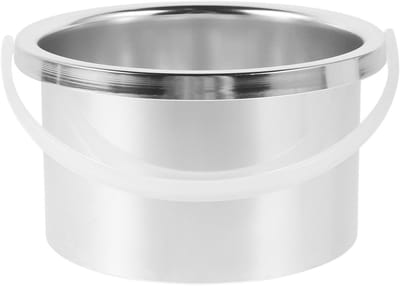 Waxverwarmer Pot - Hars Smeltkom - Waxtherapie Toepassen - Snelle Smeltfunctie - 12 x 12 x 65 cm - Zilver