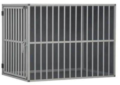 Hondenbench Extreme - Hondenhok - Kennel voor Hond - Aluminium - Model DK - Maat L - Deur Linksdraaiend - 106 x 71 x 81 cm