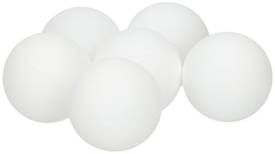 Gerimport Tafeltennis Pingpongballen - wit - set 12x stuks - D4 cm - tafeltennisen