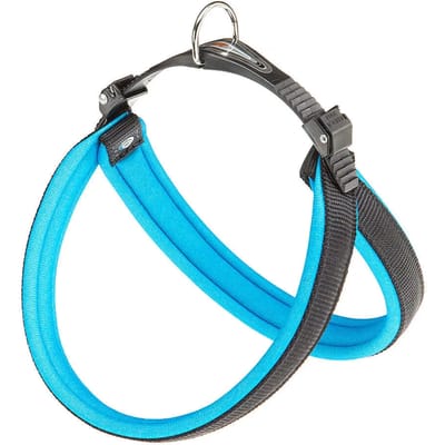 Ferplast Hondentuigje Agila Nylon/pu Zwart/blauw 44-52 Cm