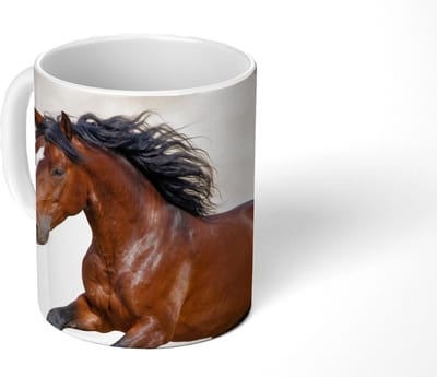 Mok - Koffiemok - Paard - Galop - Energie - Mokken - 350 ML - Beker - Koffiemokken - Theemok