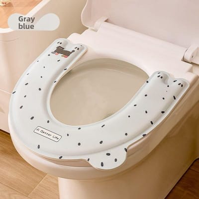 Halve toiletstickers, universeel voor alle seizoenen, waterdicht en zelfklevend type voor huishoudelijk gebruik, schattige verdikte toiletzittinghoes