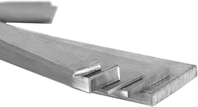 Metalen Platte Bar - Roestvrij Staal - Bouw Lassen - 316 Materiaal - 5mm Dikte - Zilver