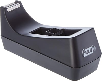 Rolhouder voor 33 meter tape - Zwart met antislip coating