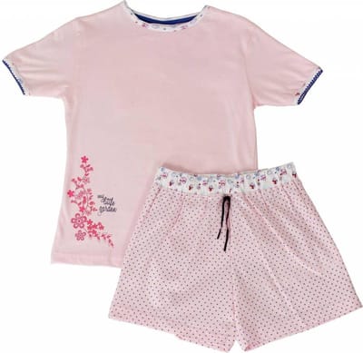 Angelfish Meisjes Shortama Licht Roze Maten: 104
