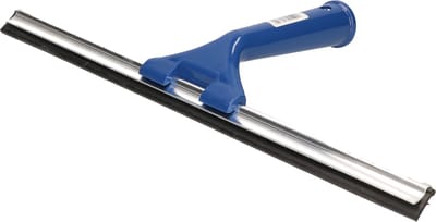 Blauwe raamwisser/raamtrekker rubber strip en kunststof handvat 35 cm - Raamtrekkers/ramenlappen