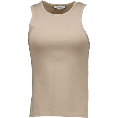 Dante 6 Jovie Fine Rib Crewneck Tanktop Tops Zand 261520