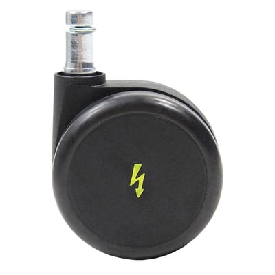 5x Rolo ESD 11mm/65mm - Bureaustoelwielen - Mehrfarbig - Metaal, Kunststof