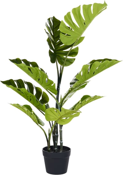MONSTERA PLANT - Kunstplant - Groen - 94 cm - Synthetisch