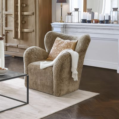 LOBERON Fauteuil Ambrécourt taupe