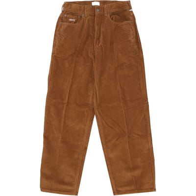 Bigwig Baggy Corduroy Pant Catechu Wood lange herenbroek