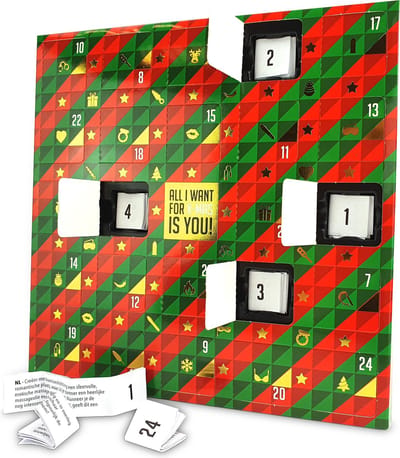 Tease & Please Adventskalender - Erotische geschenkset - Rood
