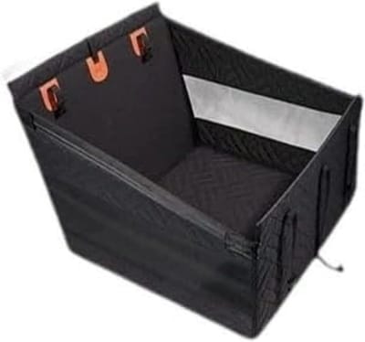 Hondenstoelmat Auto - Hondenmand Achterbank - Veilig Reizen - Robuuste Constructie - 72 x 56 x 5 cm - Zwart