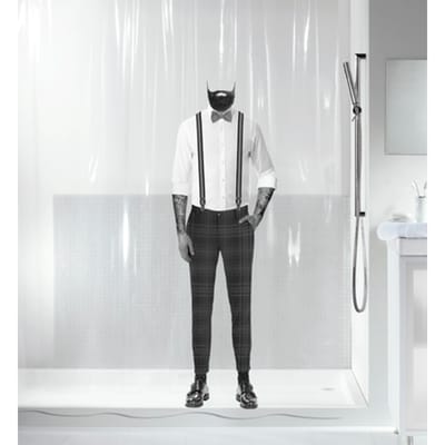 Spirella Douchegordijn – Stijlvol Design Douchegordijnen voor de Badkamer – Waterdicht Douchegordijn met Trendy Uitstraling