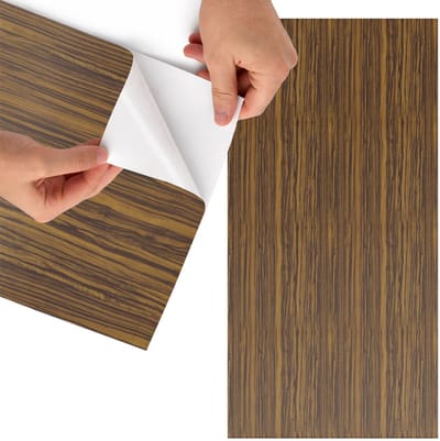Tulup Meubelfolie - Houtstructuur Meubelfolie - 65x130 cm - Bruin Meubelfolie - Meubelfolie Zelfklevend - Modern Meubelfolie - Wrapfolie Keuken - Wanddecoratie - Texturen