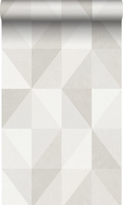 Origin Wallcoverings behang grafisch 3D motief lichtbeige - 50 x 900 cm - 347892