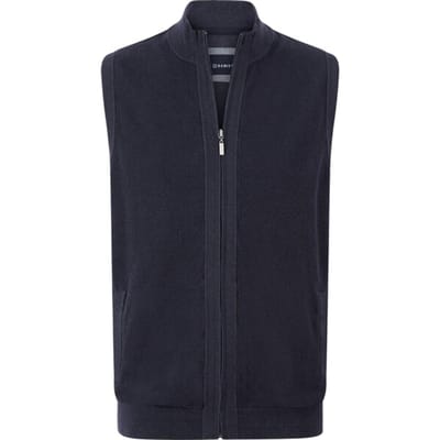 Babista herren Gebreide Bodywarmer - 48/50 - donkerblauw - Plus Size