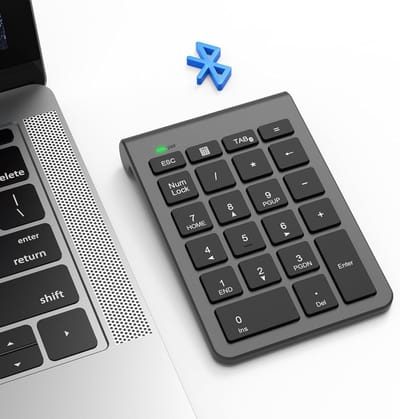 Draadloos Bluetooth Numeriek Toetsenbord - 22 Keys Numpad voor Laptop en PC