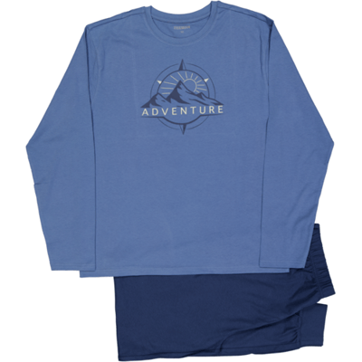 Zeeman Pyjama - Blauw Blauw S
