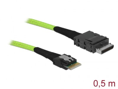 Delock Cable OCuLink PCIe SFF-8611 to Slim SAS SFF-8654 0.5 m