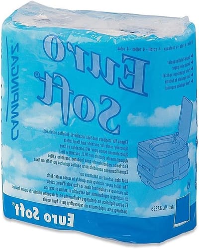 Toiletpapier - Kampeer Toiletpapier - Kamperen en Outdoors - Speciaal voor de camping - 4 stuks - Wit