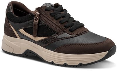 Tamaris Comfort Dames Sneaker - 83705-394 Mocca/Combi - Wijdte H - Maat 37