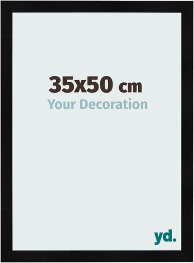 Your Decoration - Fotolijst 35x50 cm - MDF - Zwart Hoogglans - Pisa
