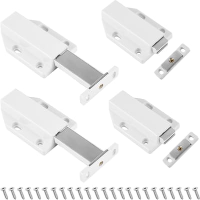 Magnetische Deuropener met Drukfunctie - 4 Stuks voor Kasten, Meubels en Lades - Stevige en Duurzame Oplossing voor Gemakkelijk Toegang
