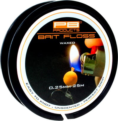 PB Products - Baitfloss 0,25 mm 25 meter (Waxed)