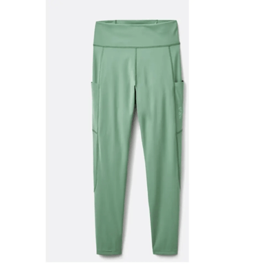 Rab Talus Tights Trailrunning Dames (Maat - 8, Kleur - Dark Fig Green)