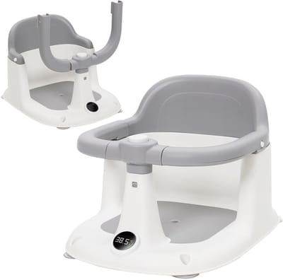 Dailygoods- Babybadzitje Antislip - Badzitje Baby 6-24 Maanden - Draagbaar Badzitje - Badkuipzitje Baby - 4 Sterke Zuignappen - Comfortabel Ontwerp